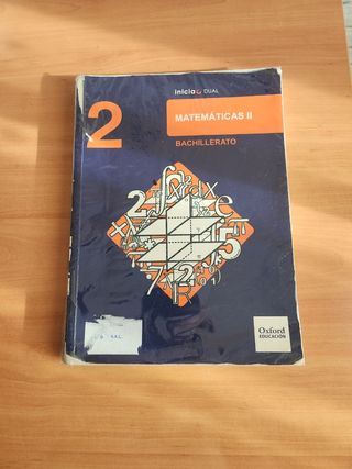 Inicia Matemáticas 2.º Bachillerato. Libro del ...