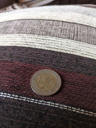Moneda  errores 2€ Francia 2001 