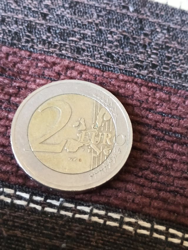 Moneda errores 2€ Francia 2001