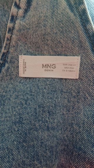 Peto vaquero azul claro