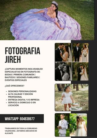 Fotos Bodas, Bautizos, Comuniones