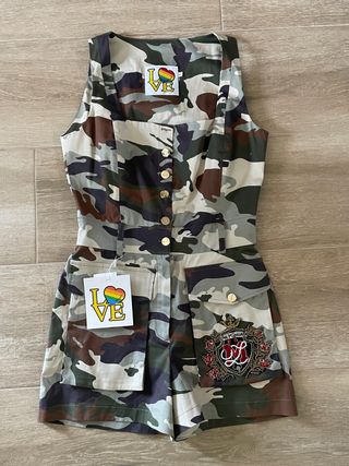 Mono corto militar nuevo
