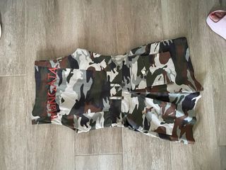 Mono corto militar nuevo