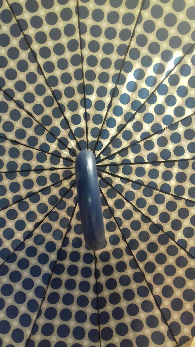 Paraguas J.S. Ondo - Azul y Blanco