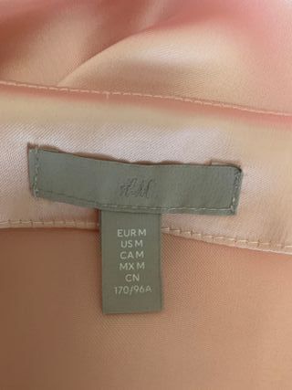 Vestito lungo da cerimonia H&M rosa chiaro tg M