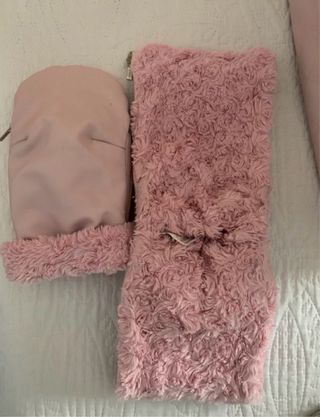 Bolso+Manoplas Uzturre bebé rosa
