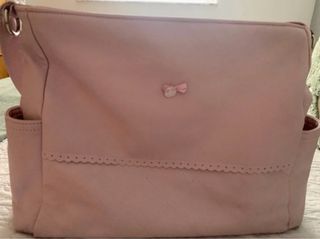Bolso+Manoplas Uzturre bebé rosa