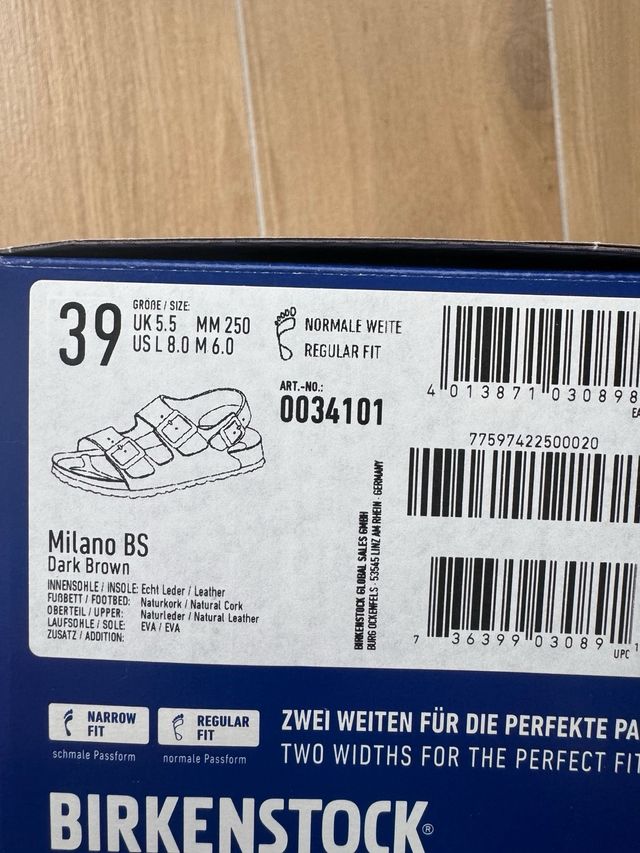 Birkenstock Sandalias Marrón Talla 39