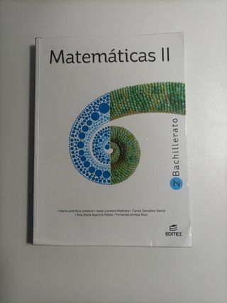 Matemáticas II 2º Bachillerato