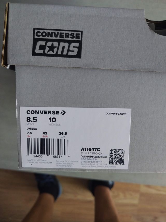 Zapatillas Converse PL Vulc Pro Talla 42 Nuevas!!