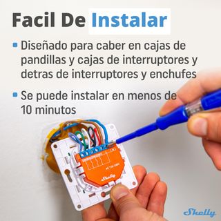 Shelly Plus i4 DC Control. WiFi y Bluetooth
