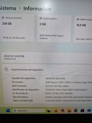 Lenovo Thinkpad T495 -3500U