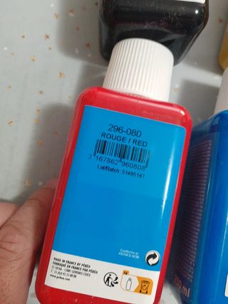 4 botes Pebeo Setacolor Opaco 250ml