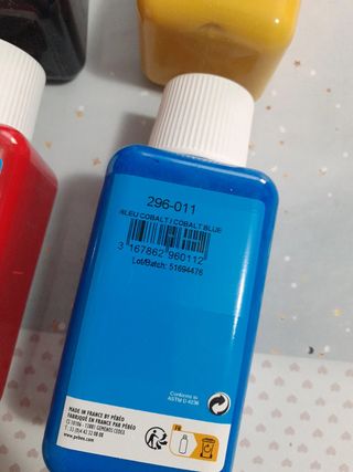 4 botes Pebeo Setacolor Opaco 250ml