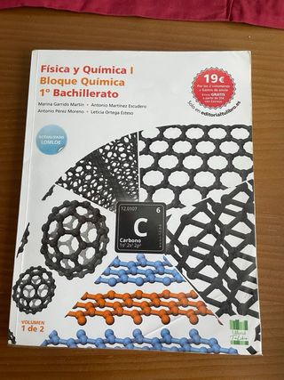 Física y Química 1 Bachillerato pack 2 libros 