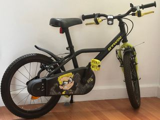 Bicicleta niño 16" negra