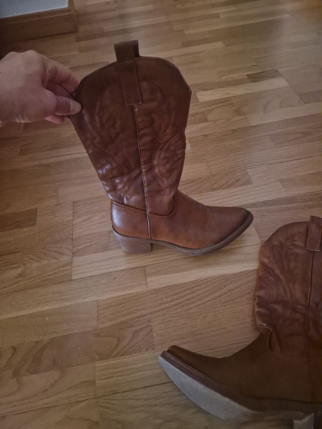 Botas cowboy marrón