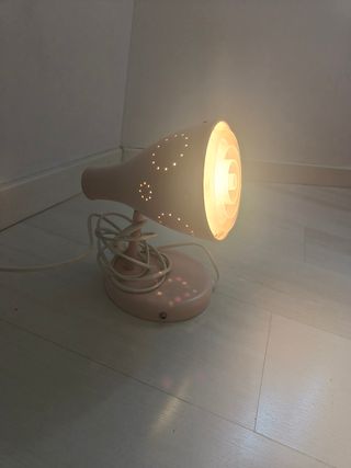 Lampara mesita rosa | Aplique noche