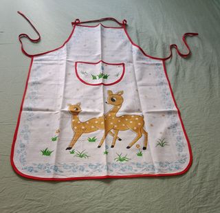 Grembiule cucina vintage cervo