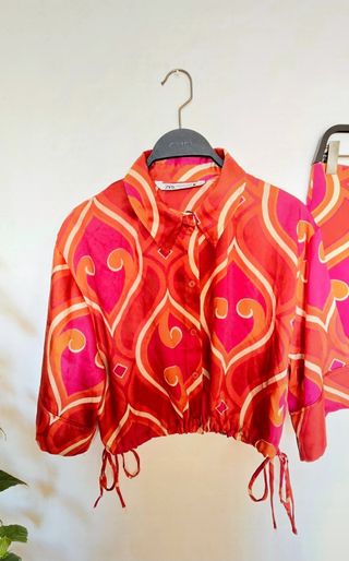 Completo Zara - Top & Shorts Ottico