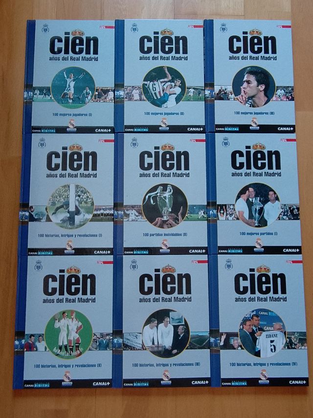 COLECCION COMPLETA CIEN AÑOS DEL REAL MADRID 16 TO
