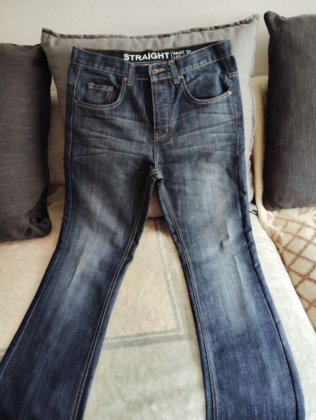 Vaqueros rectos talla 38