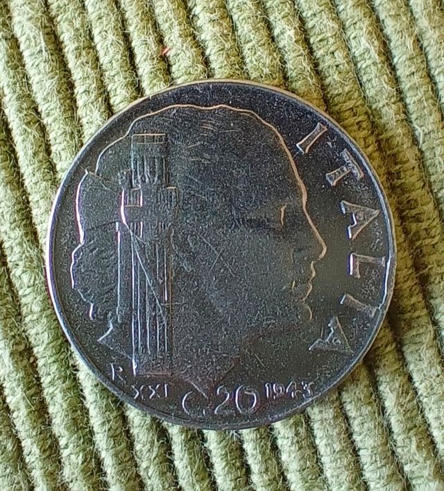 Moneta da 20 Cent Regno Vittorio Emanuele III