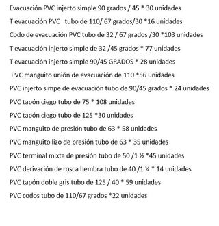 Material PVC construcción
