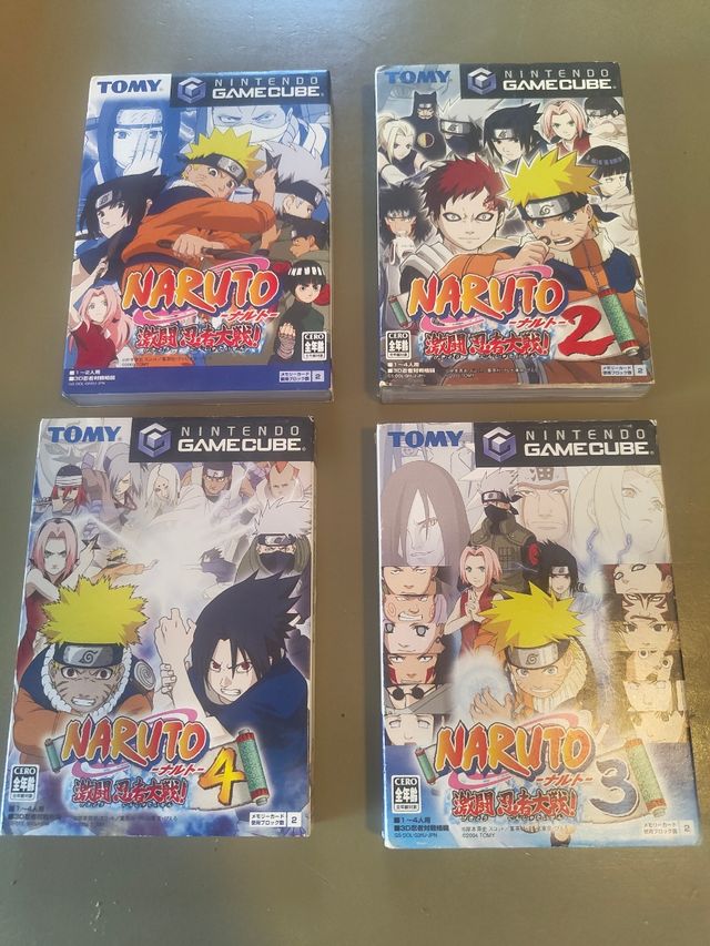 Naruto GameCube - Pack x4