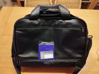 Maletín Piel Samsonite :Document Portátil y Ropa
