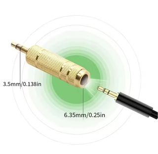 Adaptadores Jack 6.5mm - 3.5mm jack (2 unidades)