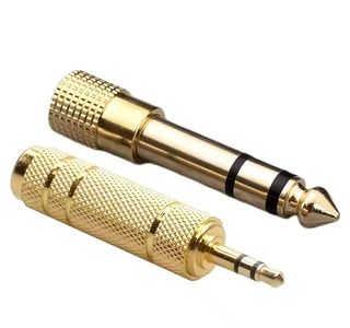 Adaptadores Jack 6.5mm - 3.5mm jack (2 unidades)