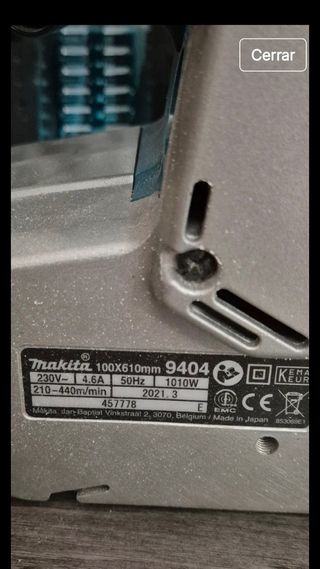 Lijadora de banda Makita 9404J 