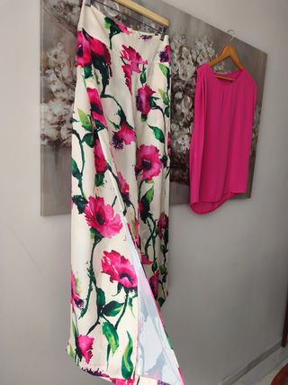 Conjunto pantalón y blusa Baimih Tonalá