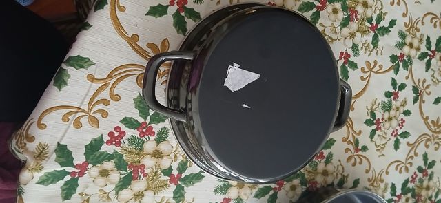 Cacerola cocina negra