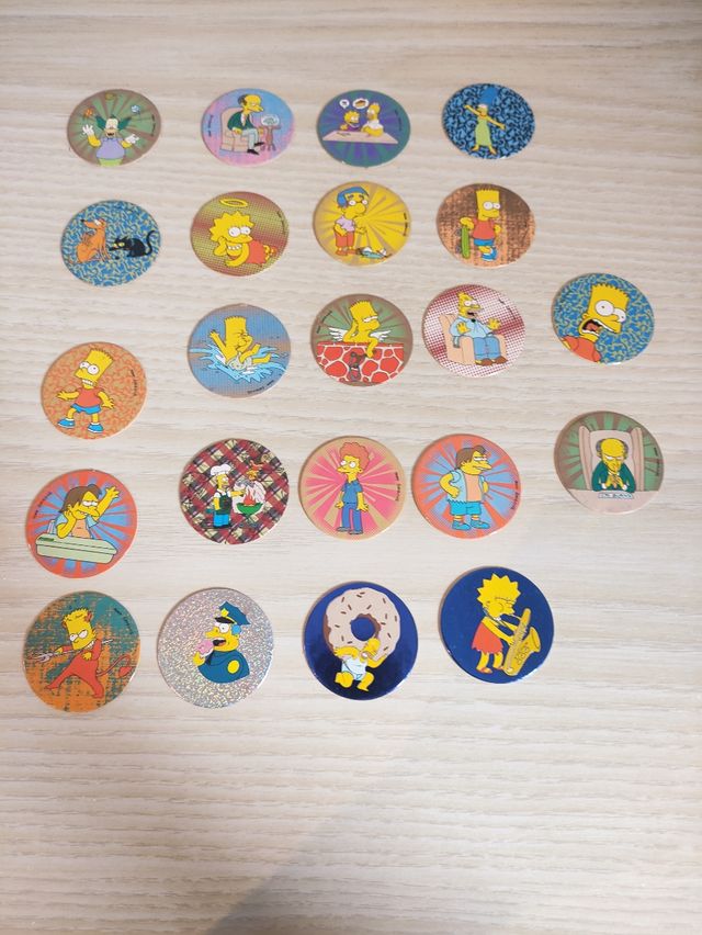 Tazos Simpsons Magic Box: 22 unidades