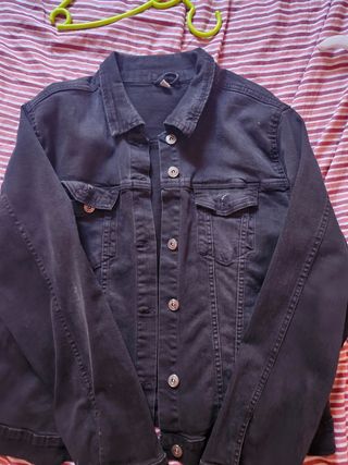 Chaqueta vaquera negra