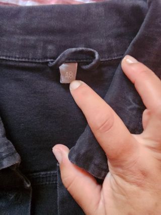 Chaqueta vaquera negra