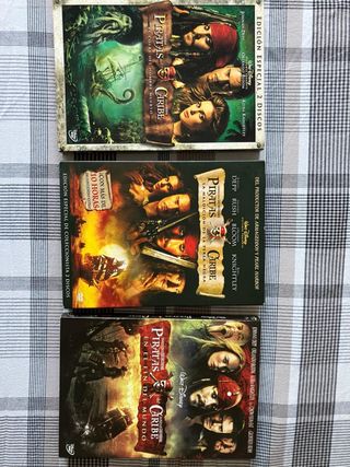 Piratas del Caribe (DVDs)