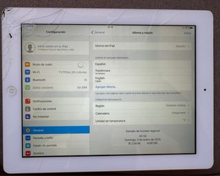 iPad 4 A1460 WiFi +Sim - Blanco Bueno para YouTube