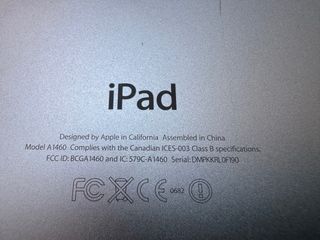 iPad 4 A1460 WiFi +Sim - Blanco Bueno para YouTube