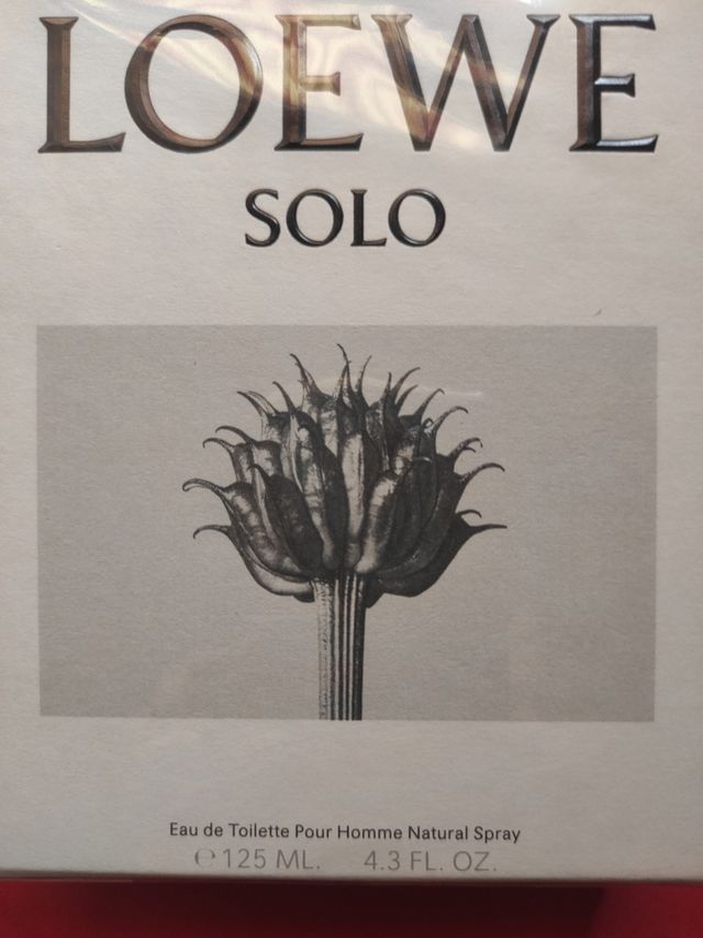 LOEWE SOLO Eau de Toilette 125ml FORMATO ANTIGUO
