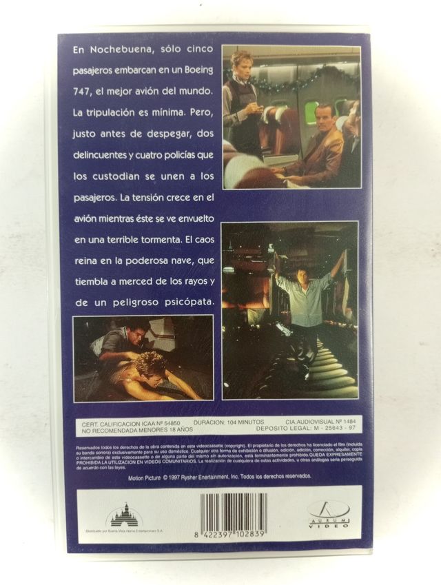 Turbulence Abróchense los cinturones 1996 VHS