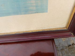 Cuadro antiguo barco velero