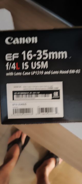 Objetivo Canon EF 16-35mm f/4L IS USM