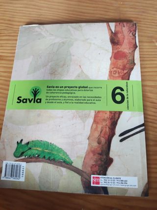 Ciencias de la naturaleza. 6 Primaria. Savia. C...