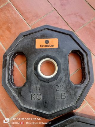 Discos peso 10kg - Sveltus