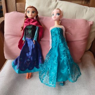 Muñecas Anna y Elsa Frozen, 30 cm
