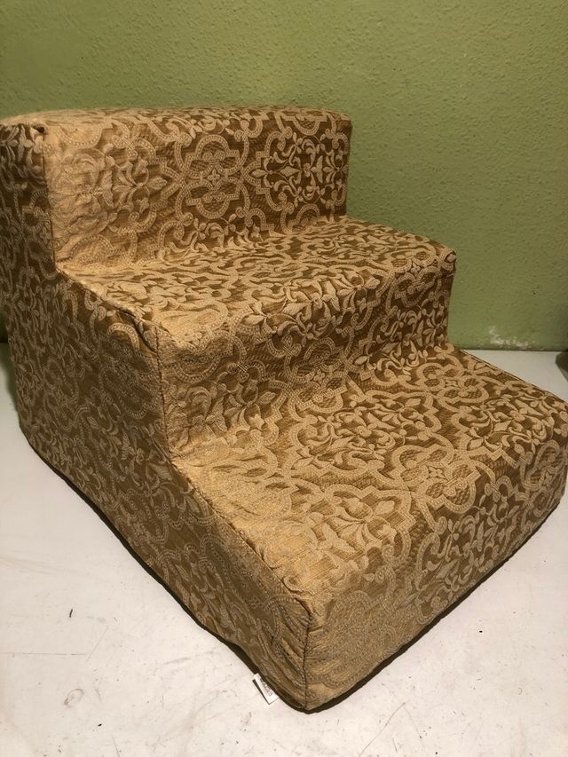 Escalera Mascotas - Beige/Dorado