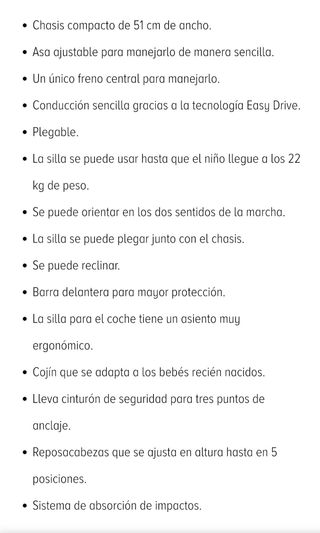 Silla paseo Peg Perego - Beige
